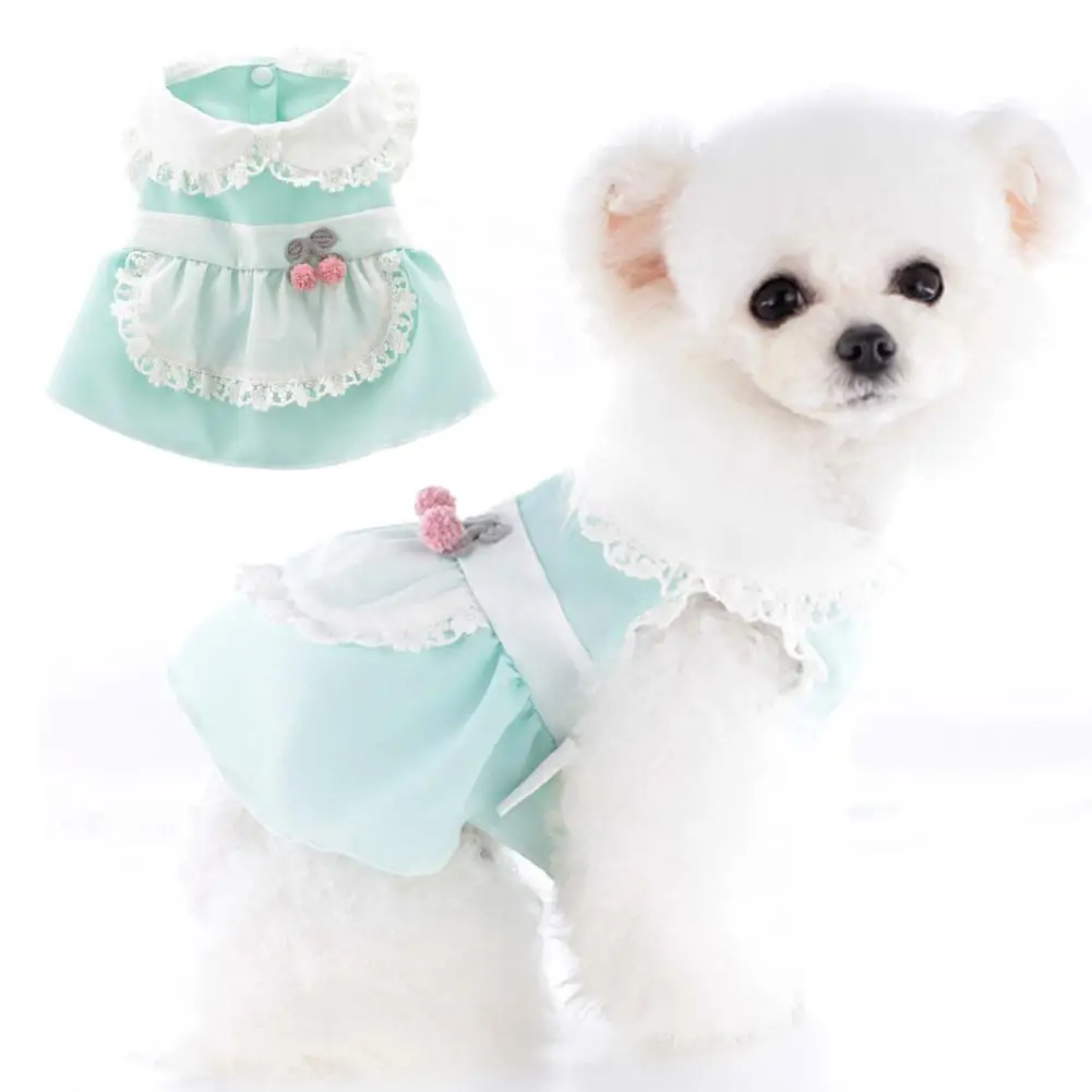 Câinele Costume De Câine Dress Menajera Stil Moale Decorarea Vara Kitty Haine Pentru Exterior Imagine 0