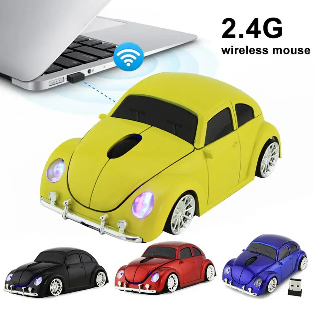 Forma Mouse-ul Wireless Ergonomic 2.4 GHz Mouse-ul Mini cu Receptor Pentru PC, Laptop Gaming Mouse игровая мышь Mașină de Joc Mouse-ul Mouse-ul Imagine 1