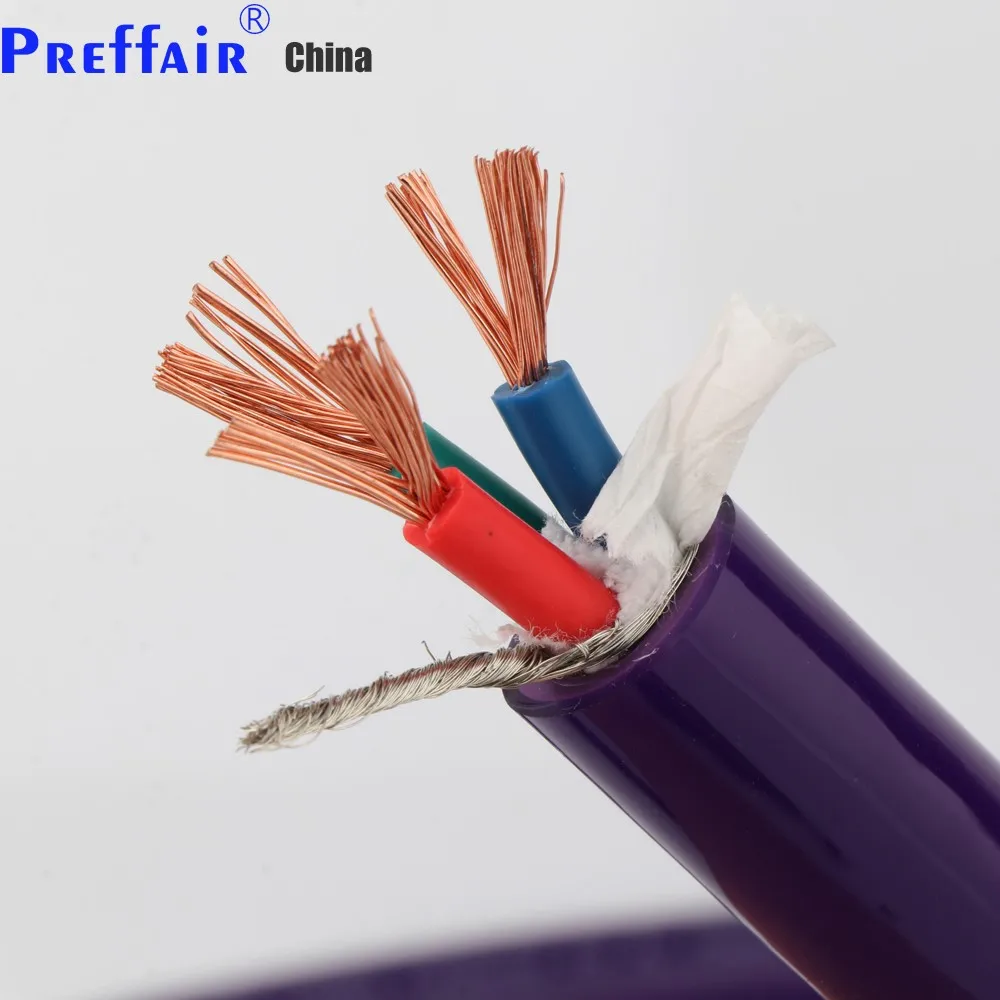 Preffair 1,5 M D516 OFC 5N ac de referință cablu de alimentare cablu vrac pe metru audio cablu de alimentare cablu hifi cablu de alimentare Imagine 1