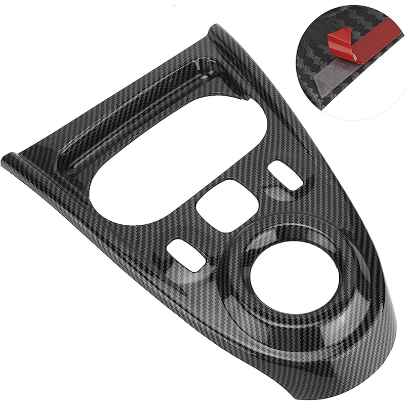 Auto Gear Shift Capacul Panoului Ornamental Pentru Benz Smart Fortwo/Forfour 453 2015-2021 Accesorii ,ABS, Fibra de Carbon Imagine 2