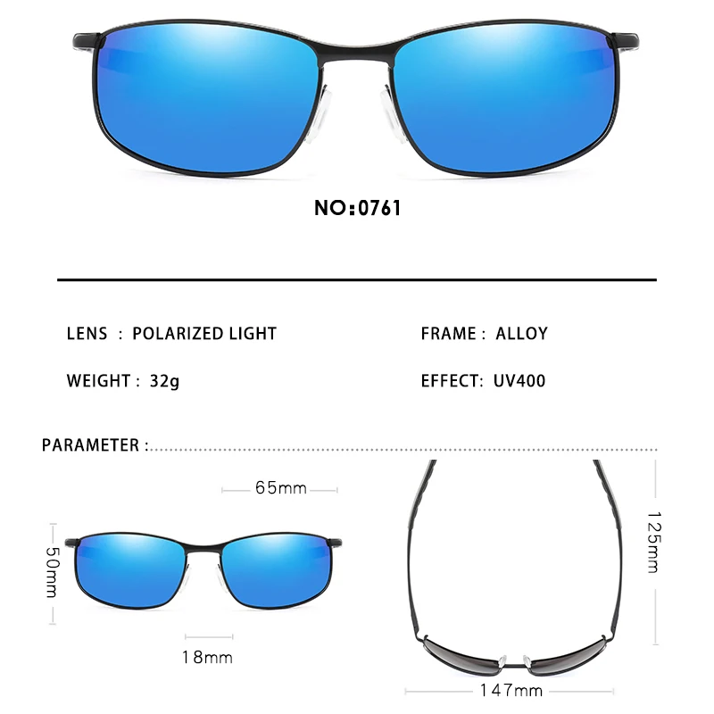 Fishling Polarizat ochelari de Soare Polaroid Ochelari de Soare Vânt Ochelari de protectie UV400 ochelari de Soare pentru Barbati Femei UV400 Ochelari de 12-KP1830 Imagine 2