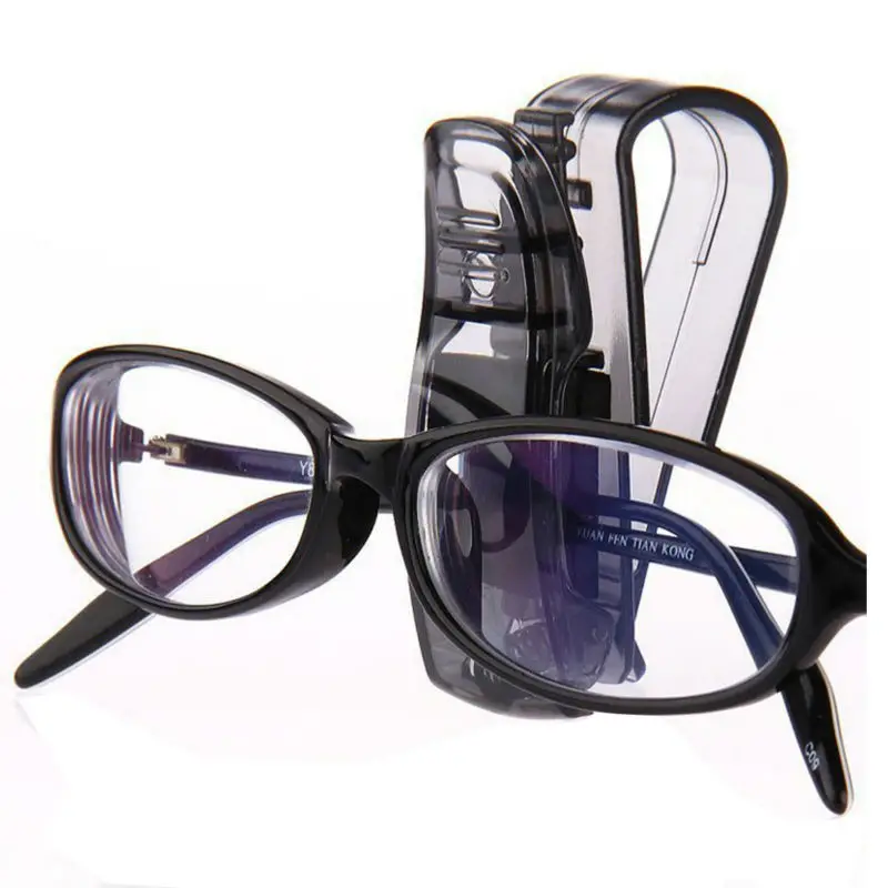 Moda Plastic Ochelari Card Suport pentru Pix Clip Vehicul Auto Accesorii Parasolar ochelari de Soare 7cm*2.5 cm Universal Imagine 2