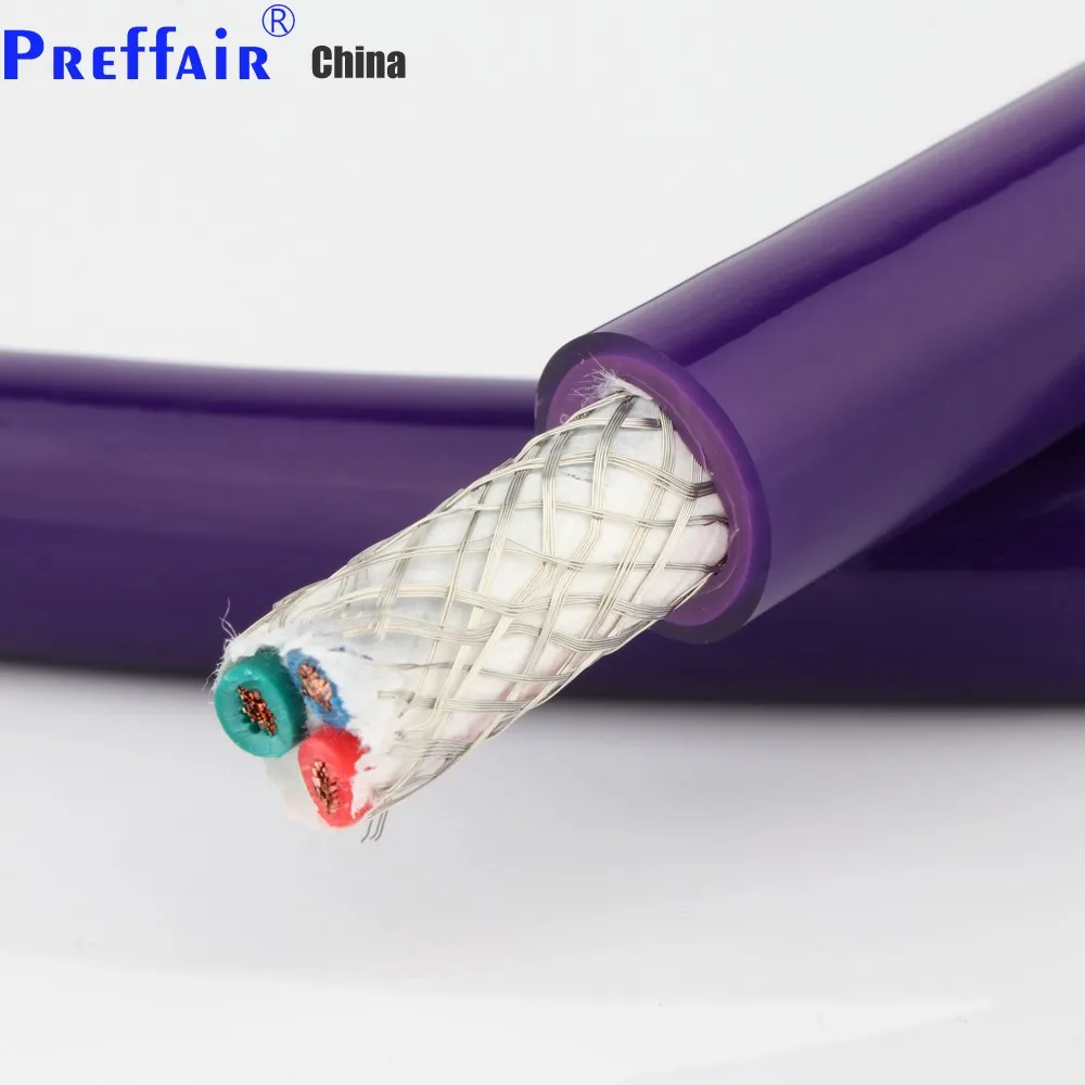 Preffair 1,5 M D516 OFC 5N ac de referință cablu de alimentare cablu vrac pe metru audio cablu de alimentare cablu hifi cablu de alimentare Imagine 2