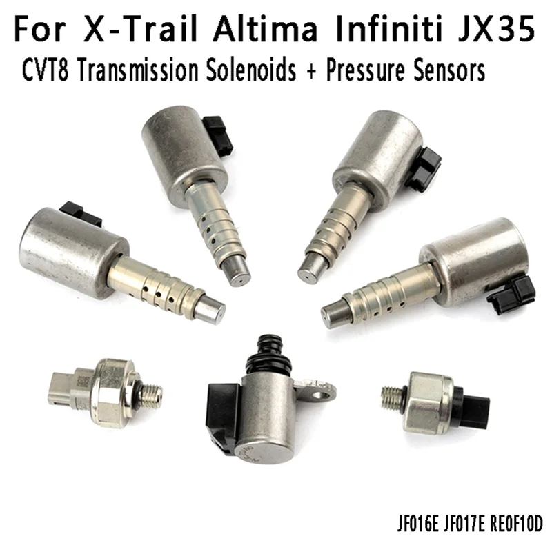 CVT8 cutie de Viteze Transmisie Solenoizi + Senzori de Presiune pentru Nissan X-Trail Altima Infiniti JX35 JF016E JF017E RE0F10D Imagine 3