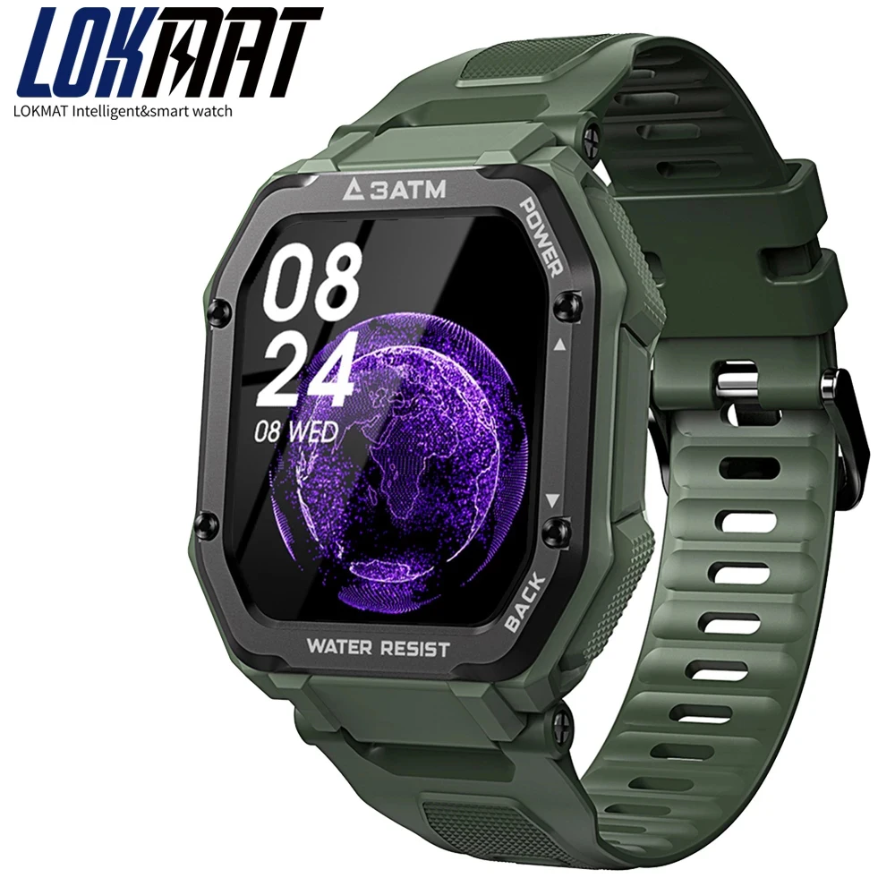 LOKMAT C16 Sport Ceas Inteligent Bărbați Ecran Tactil Rata de Inima tensiunea de Monitorizare de Somn Impermeabil Tracker de Fitness Smartwatch Imagine 4