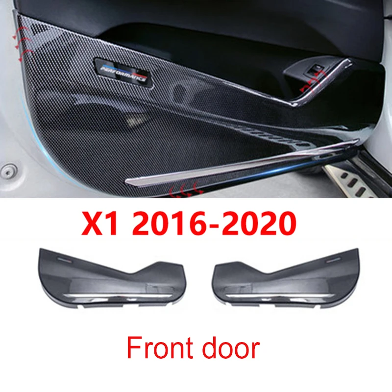 Pentru BMW 3 serie 5 F10 F11 X5 X6 usa anti-lovitură de autocolant modificarea ușa all-inclusive usa de protecție capacul din fibra de carbon acoperire Imagine 4