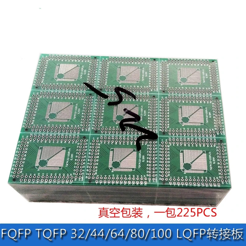 100BUC/lot FQFP TQFP LQFP 32 44 64 80 100 Adaptor Convertor PCB Bord 0.5/0.8 mm Imagine 5